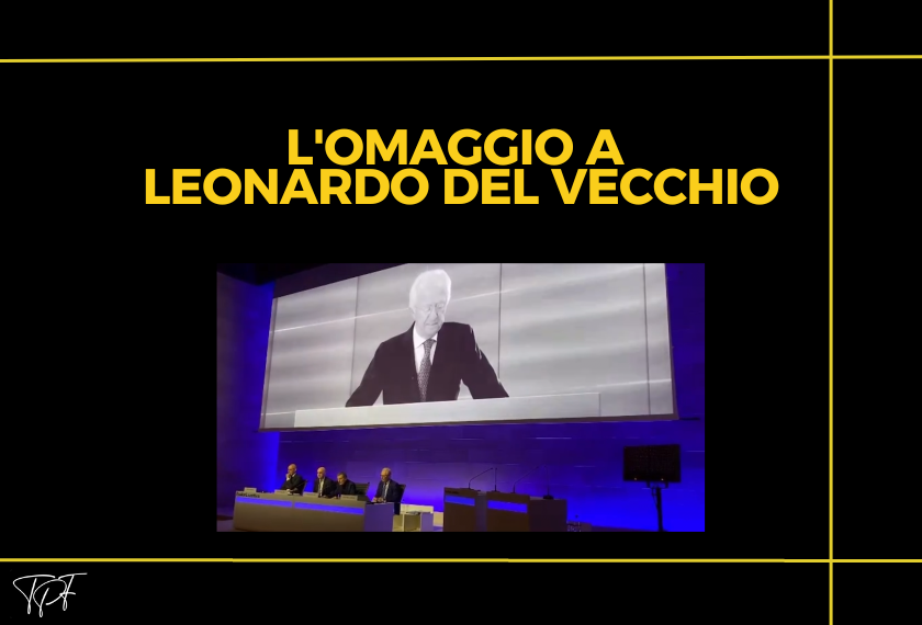 L’omaggio a Leonardo Del Vecchio