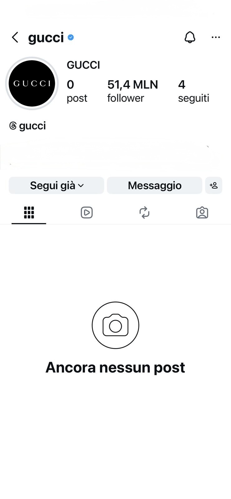 Gucci azzera Instagram: un déjà-vu alla vigilia del debutto di Demna
