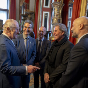 Re Carlo III e Renzo Rosso, incontro sulla sostenibilità