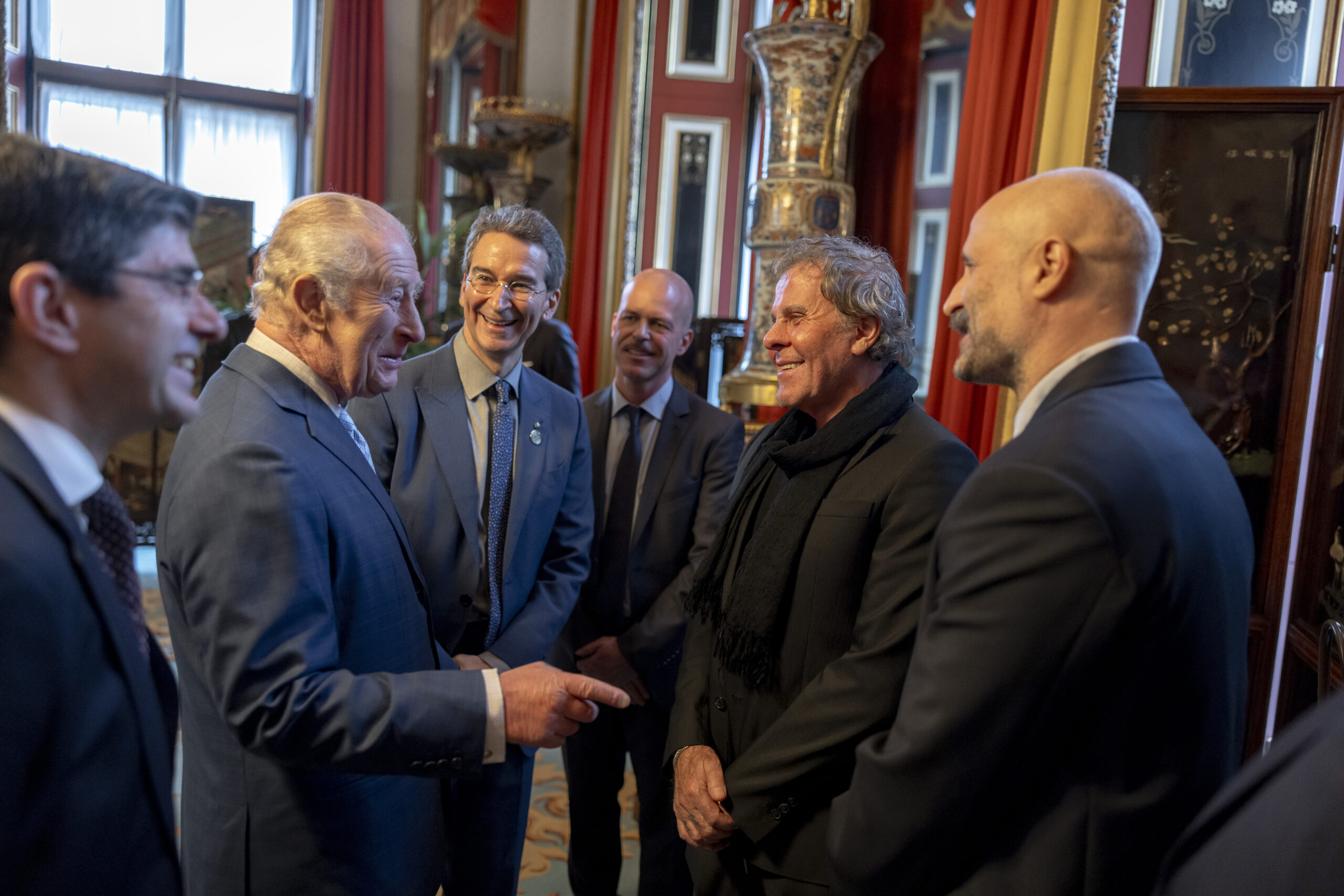 Re Carlo III e Renzo Rosso, incontro sulla sostenibilità