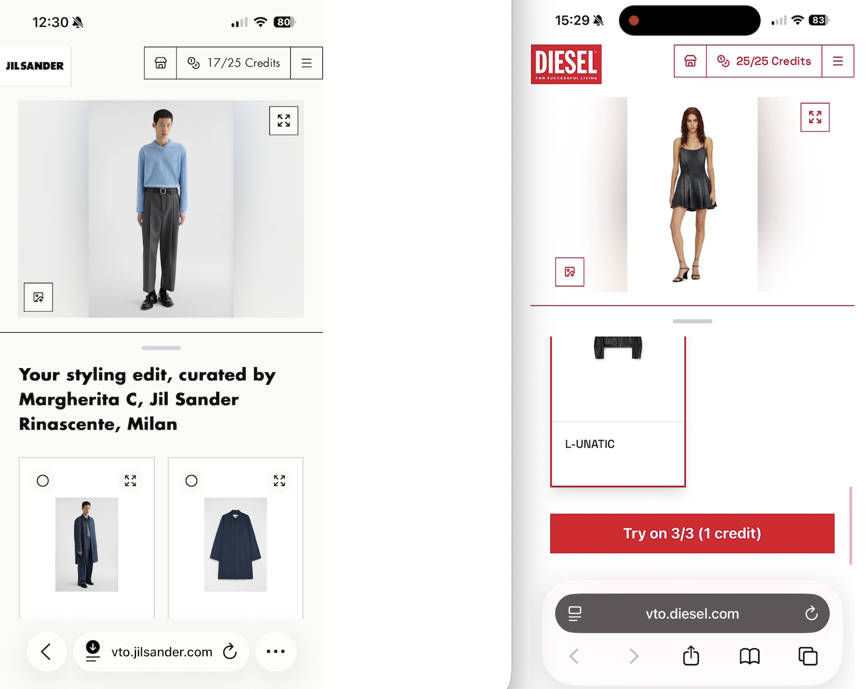Otb e Google Cloud lanciano il virtual try-on. Rosso: “Lo shopping migliora con l’AI”